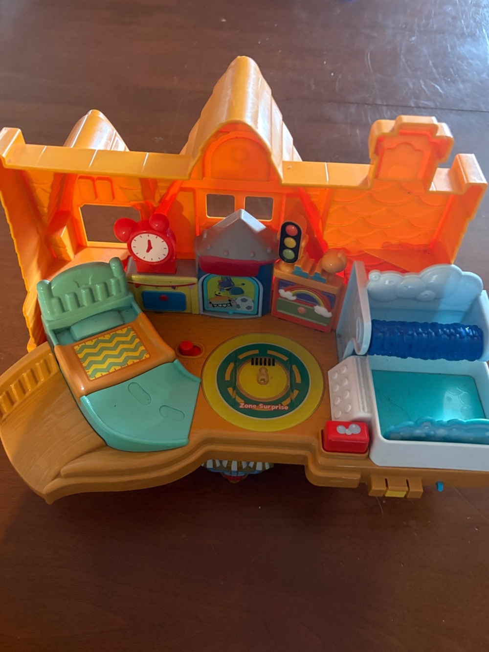 Interactive Kids Playset - Orange and Teal Activity Center